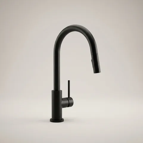 Matte black mixer